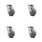 Service Caster 5 Inch Thermoplastic Rubber Wheel Swivel Caster Set with Ball Bearings SCC SCC-30CS520-TPRBF-4 - alternate 5